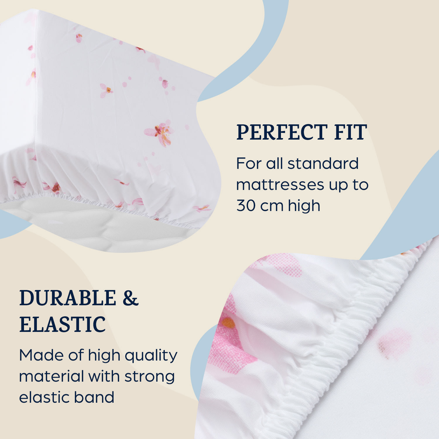 Sleepwise Soft Wonder-Edition, elastická plachta na posteľ, 90 – 100 × 200 cm, mikrovlákno – Obrázok 3