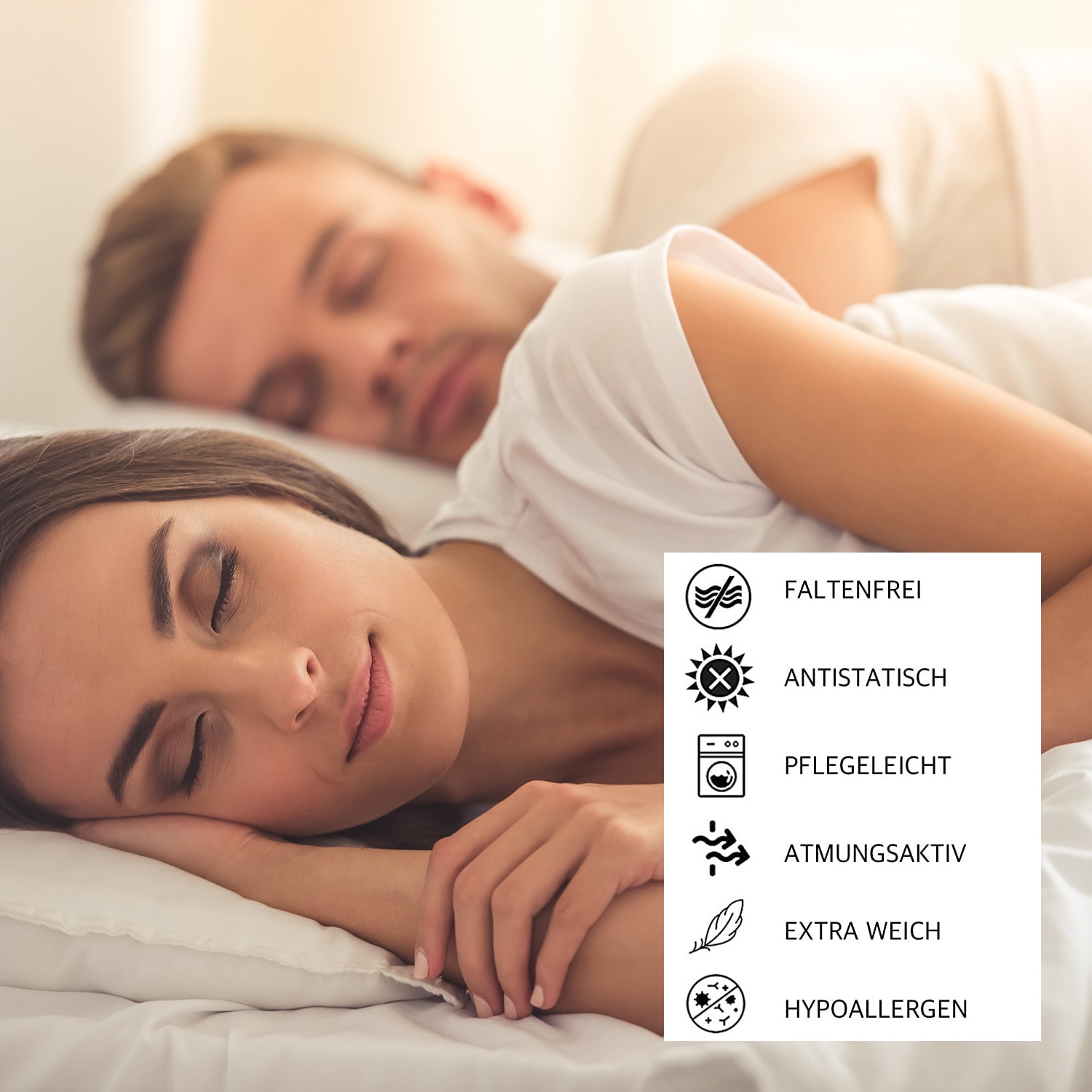 Sleepwise Soft Wonder-Edition, elastická plachta na posteľ, 140 – 160 × 200 cm, mikrovlákno – Obrázok 3