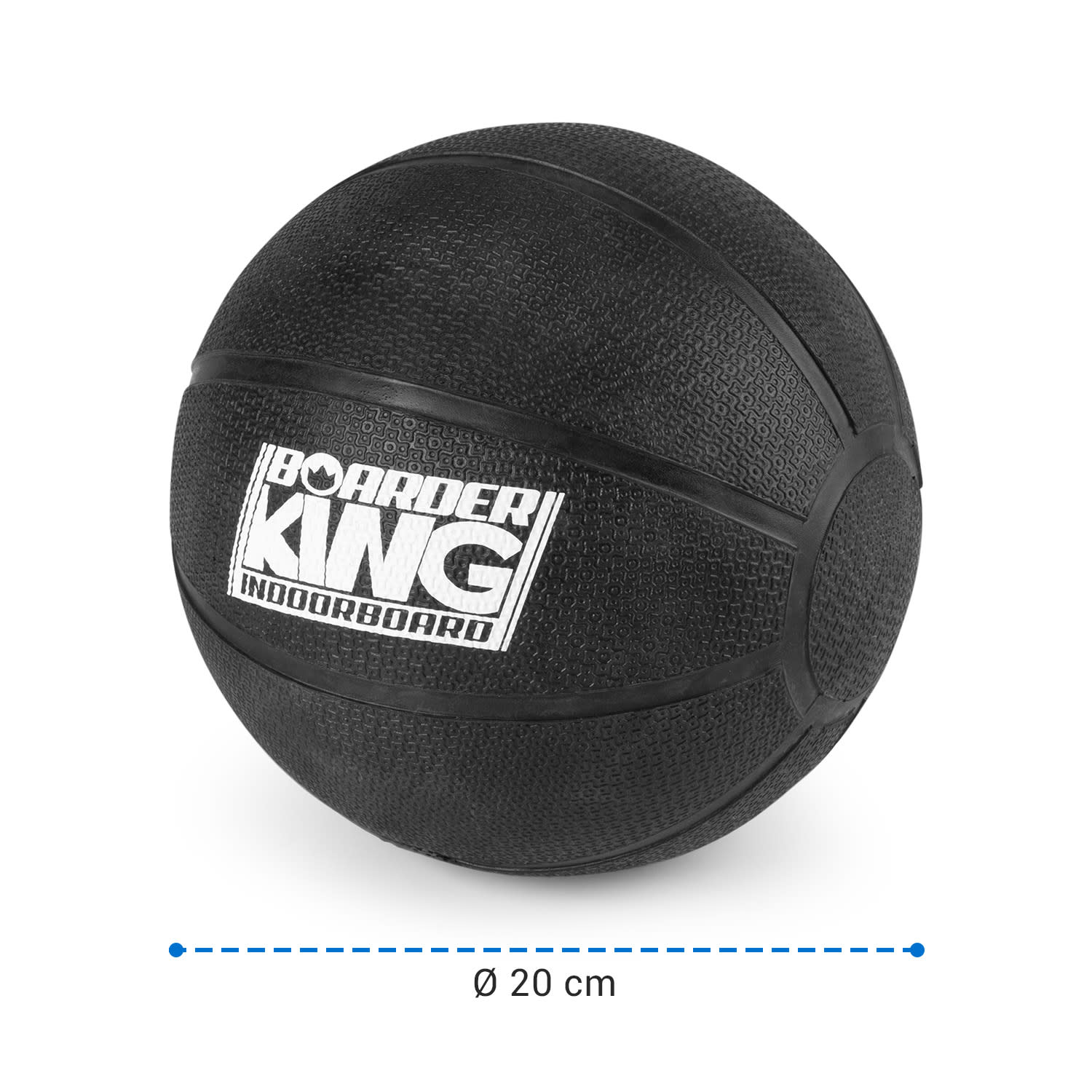 BoarderKING 360° balančná lopta k balančnej doske, fitnes lopta, guma – Obrázok 3
