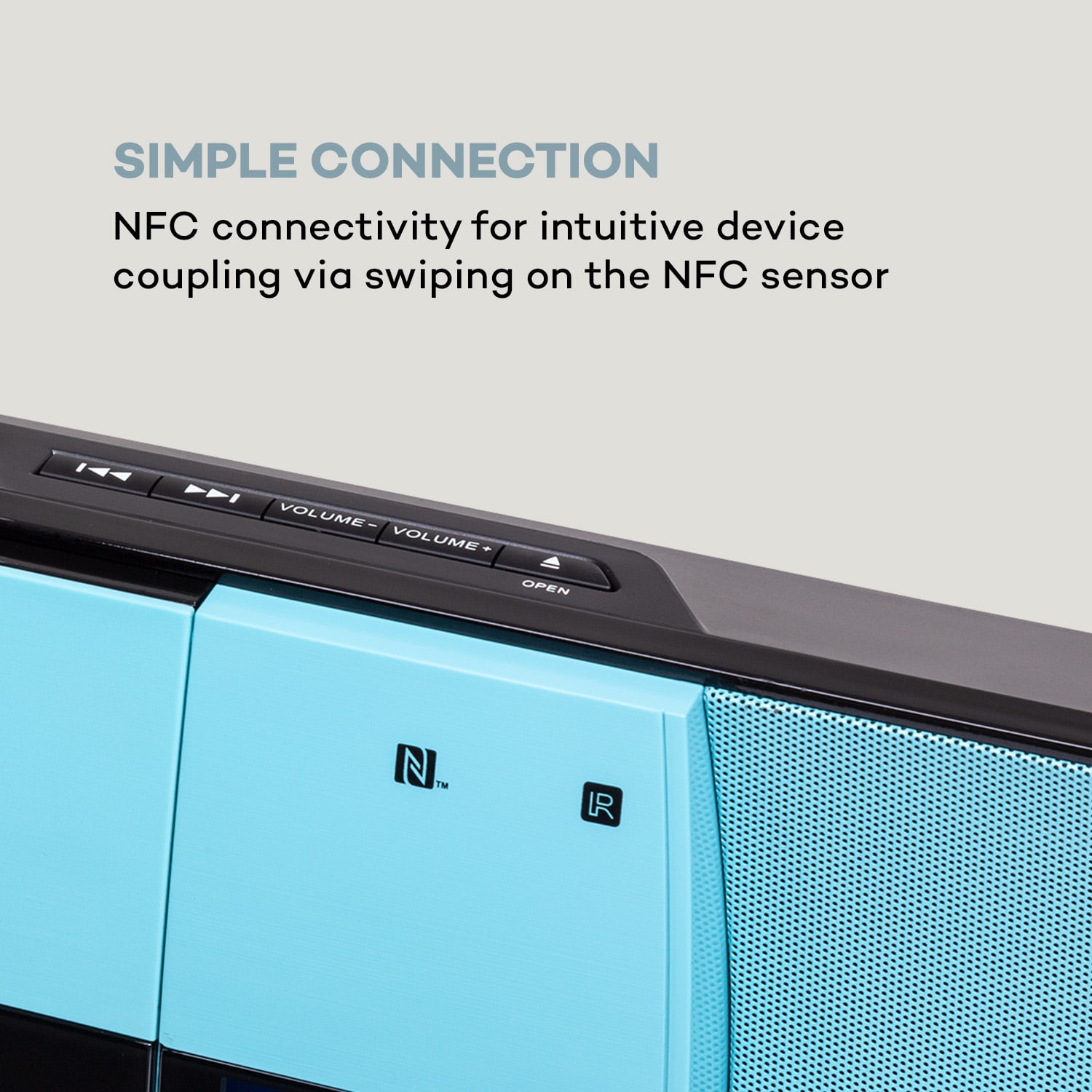 Auna V-20 DAB, vertikálny stereo systém, bluetooth, NFC, CD, MP3, USB, DAB+ a UKW tuner – Obrázok 5