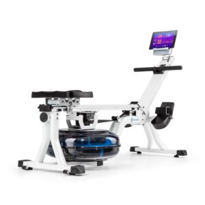 Capital Sports Flow M1, vodný veslovací trenažér, priestorovo úsporný, tréningový počítač, do 150 kg