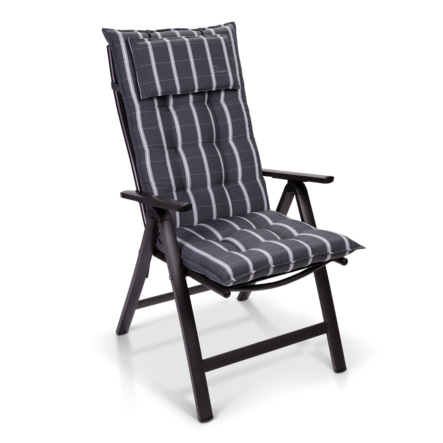 Blumfeldt Sylt, čalúnená podložka, podložka na stoličku, podložka na vyššie polohovacie kreslo, vankúš, polyester, 50 × 120 × 9 cm – Obrázok 2