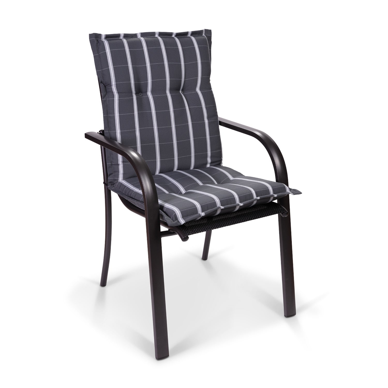 Blumfeldt Prato, čalúnená podložka, podložka na stoličku, podložka na nižšie polohovacie kreslo, na záhradnú stoličku, polyester, 50 × 100 × 8 cm – Obrázok 2