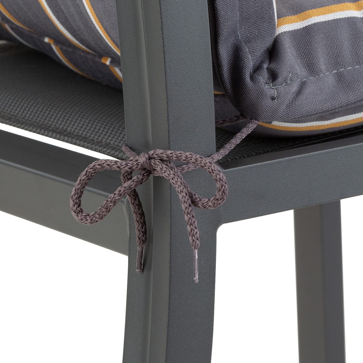 Blumfeldt Prato, čalúnená podložka, podložka na stoličku, podložka na nižšie polohovacie kreslo, na záhradnú stoličku, polyester, 50 × 100 × 8 cm, 2 x podložka – Obrázok 4