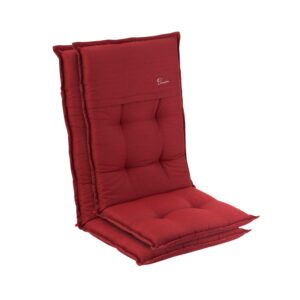 Blumfeldt Coburg, čalúnenie, čalúnenie na kreslo, vysoké operadlo, záhradná stolička, polyester, 53x117x9cm, 2 x čalúnenie