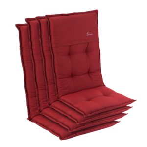 Blumfeldt Coburg, čalúnenie, čalúnenie na kreslo, vysoké operadlo, záhradná stolička, polyester, 53x117x9cm, 4 x čalúnenie