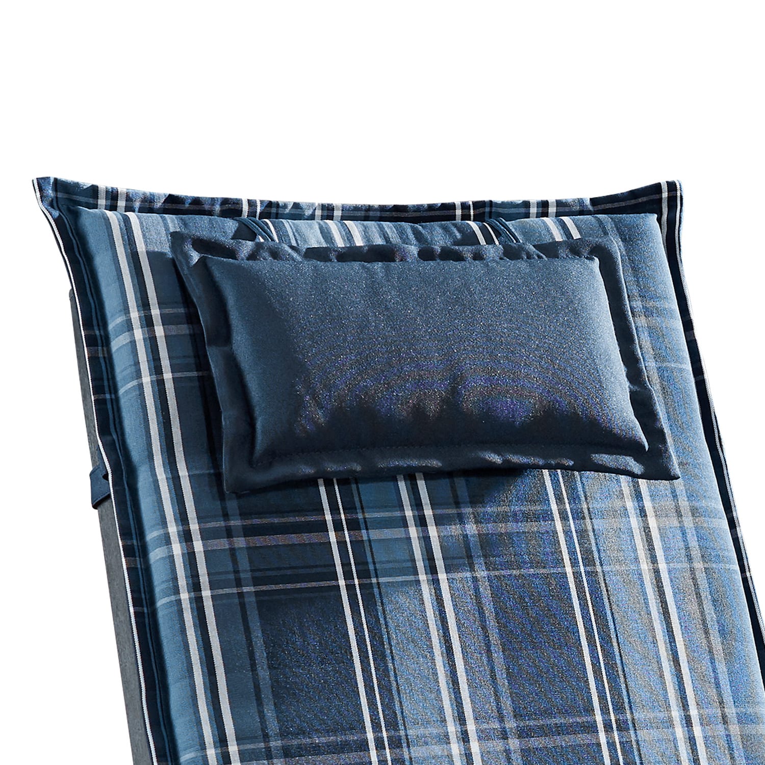 Blumfeldt Donau, čalúnenie, čalúnenie na stoličku, vysoké operadlo, záhradná stolička, polyester, 50x120x6cm – Obrázok 2