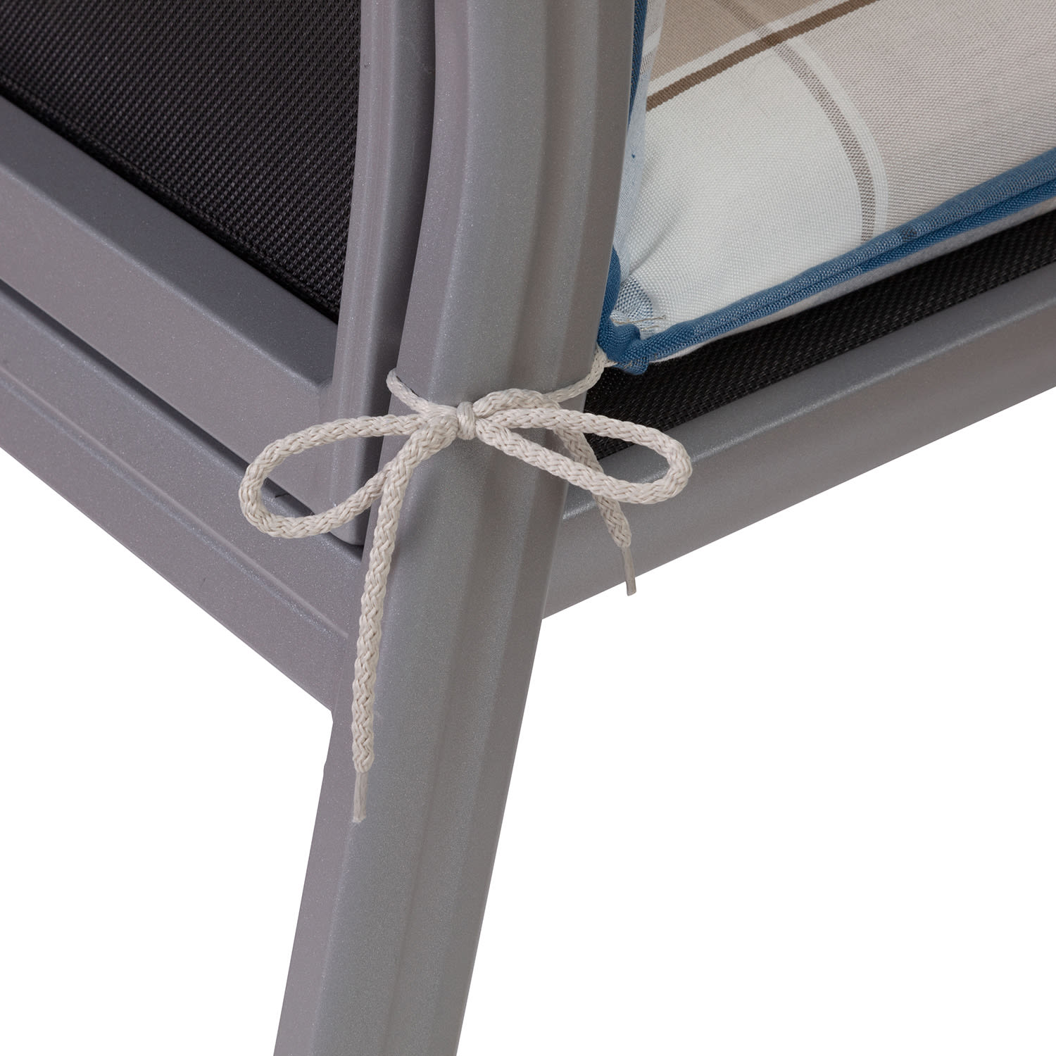Blumfeldt Prato, čalúnená podložka, podložka na stoličku, podložka na nižšie polohovacie kreslo, na záhradnú stoličku, polyester, 50 × 100 × 8 cm – Obrázok 4