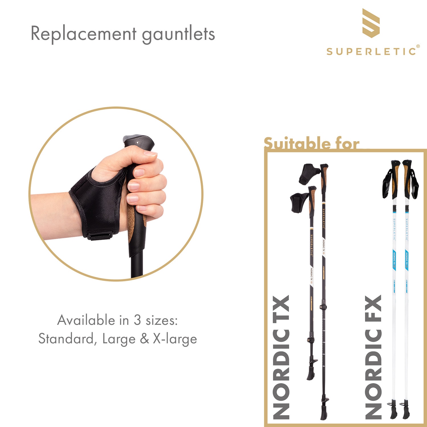 KLARFIT Gijon Strap, pútka na ruky, veľkosť L, suchý zips, zacvakávací systém, ergonomické – Obrázok 3
