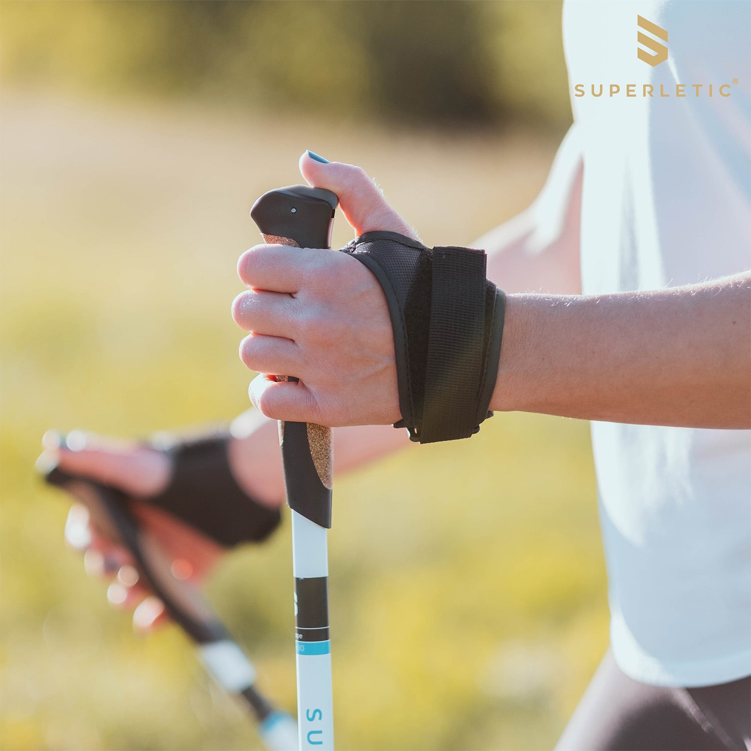 KLARFIT Gijon Strap, pútka na ruky, veľkosť L, suchý zips, zacvakávací systém, ergonomické – Obrázok 4