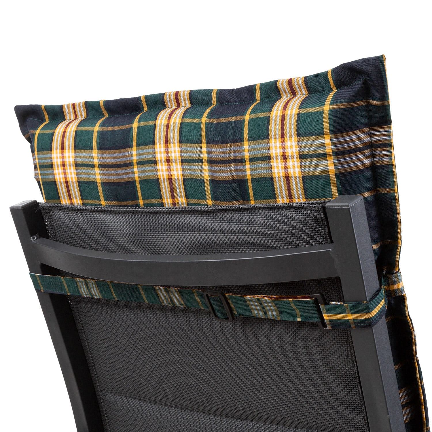 Blumfeldt Prato, čalúnená podložka, podložka na stoličku, podložka na nižšie polohovacie kreslo, na záhradnú stoličku, polyester, 50 × 100 × 8 cm – Obrázok 3