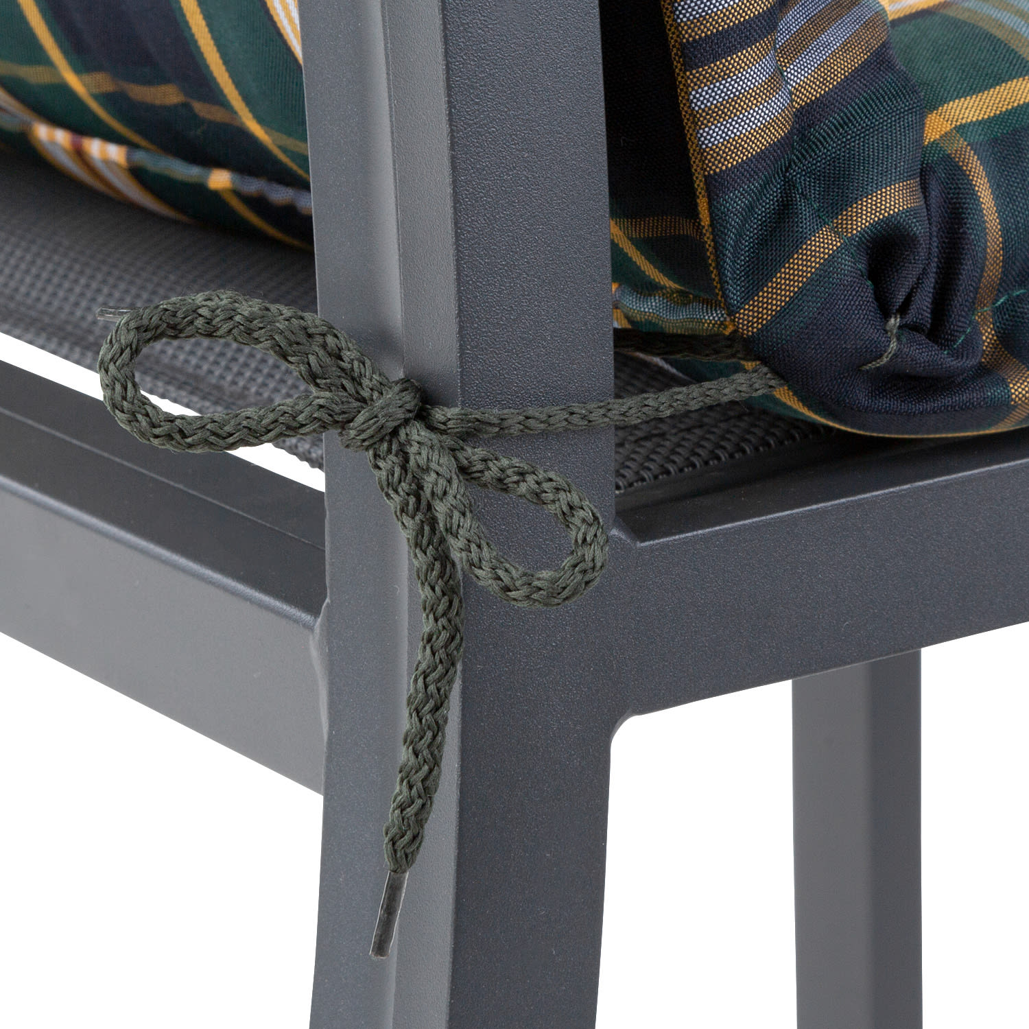 Blumfeldt Prato, čalúnená podložka, podložka na stoličku, podložka na nižšie polohovacie kreslo, na záhradnú stoličku, polyester, 50 × 100 × 8 cm – Obrázok 4