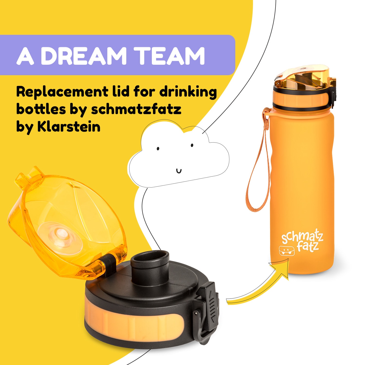 Klarstein schmatzfatz, náhradný vrchnák, výška: 4,5 cm, priemer: 7 cm, bez BPA – Obrázok 3