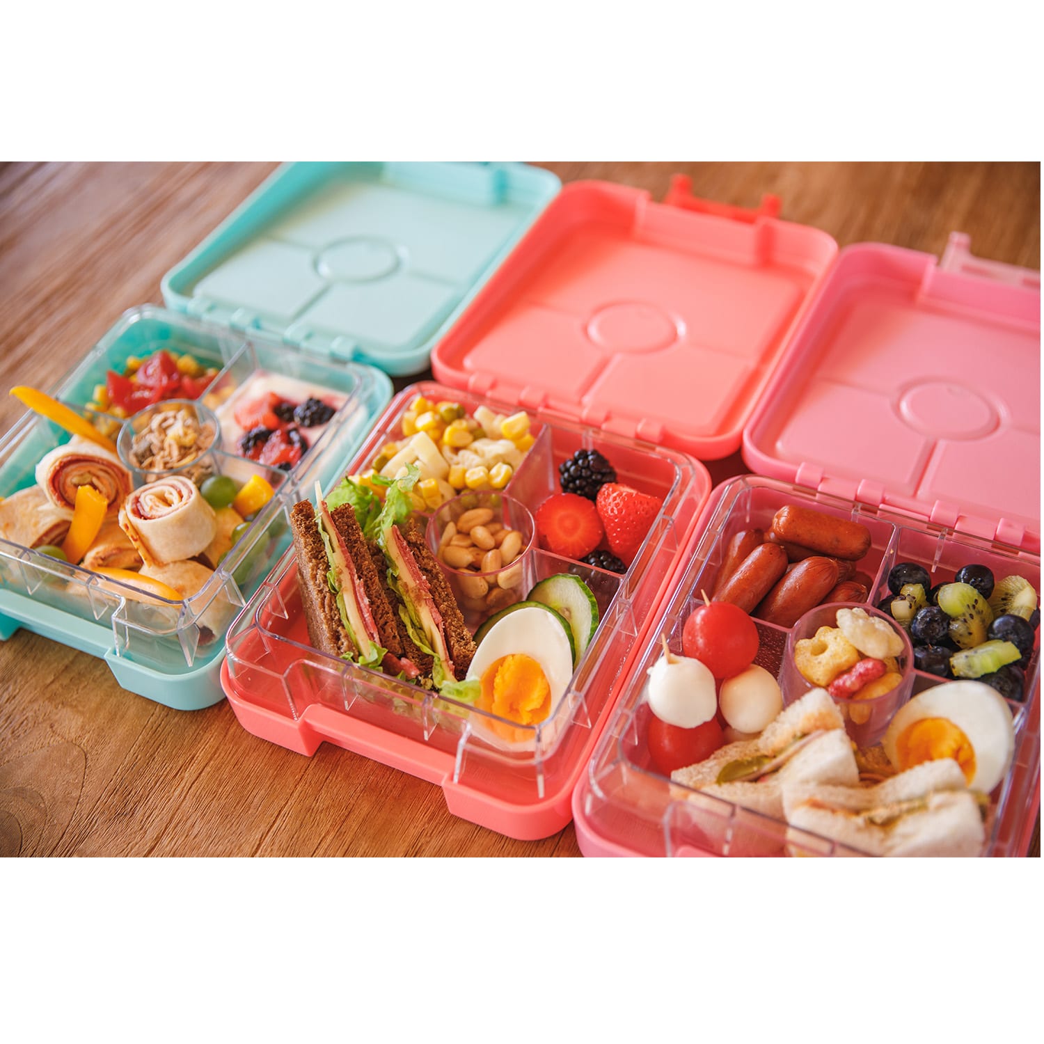 Klarstein Schmatzfatz easy, desiatový box, 4 priehradky, 18 × 15 × 5 cm – Obrázok 3