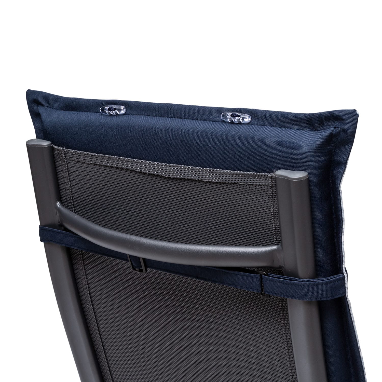 Blumfeldt Donau, poduška, čalúnenie na stoličku, vysoké operadlo, záhradná stolička, polyester, 50 x 120 x 6 cm, 4 x poduška – Obrázok 3