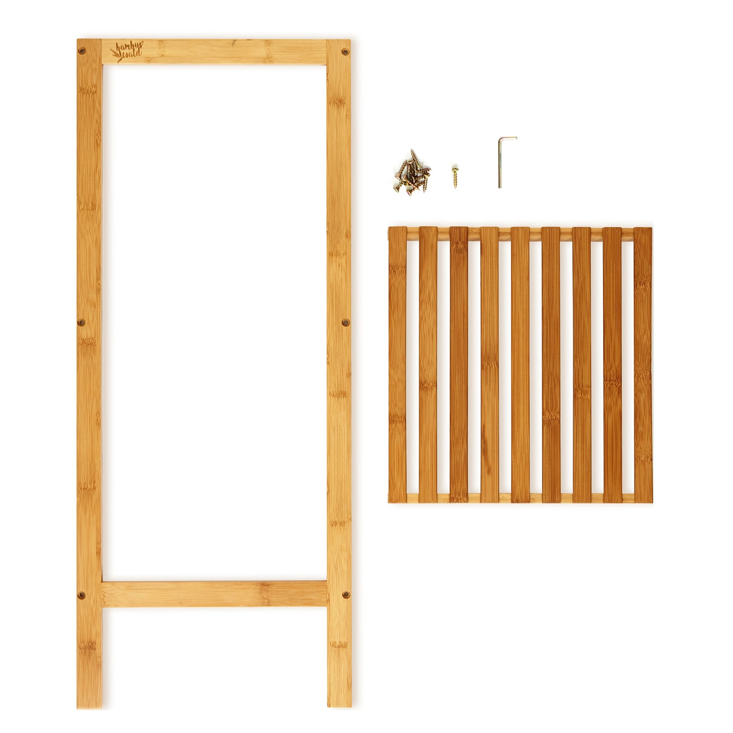 Blumfeldt Regál, viacúčelový regál, 3 úrovne, 34 × 80 × 33 cm (Š × V × H), kombinovateľný, bambus – Obrázok 5