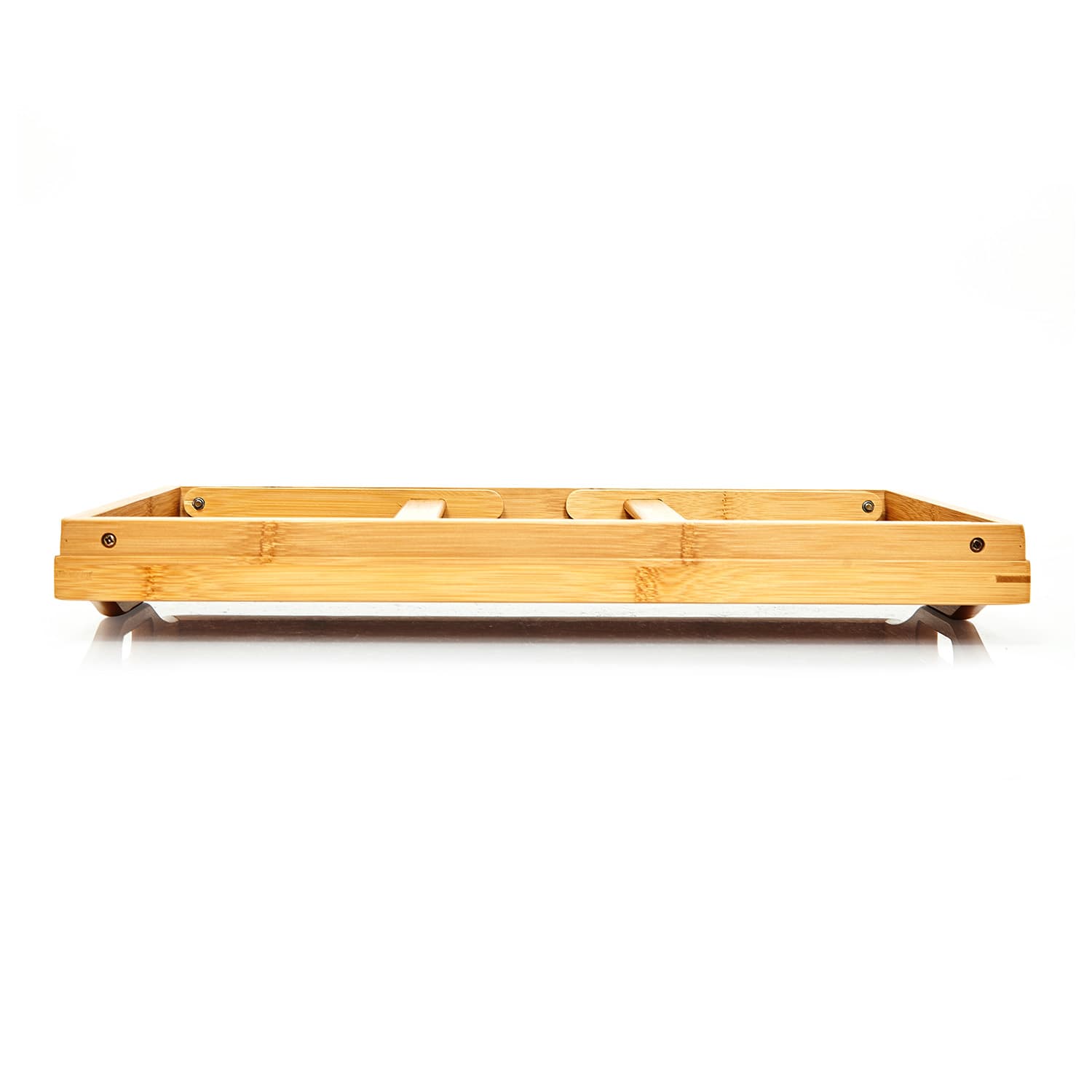 Blumfeldt Servírovací podnos, multifunkčný, 50 × 23 × 30 cm, výklopné nožičky, bambus – Obrázok 2