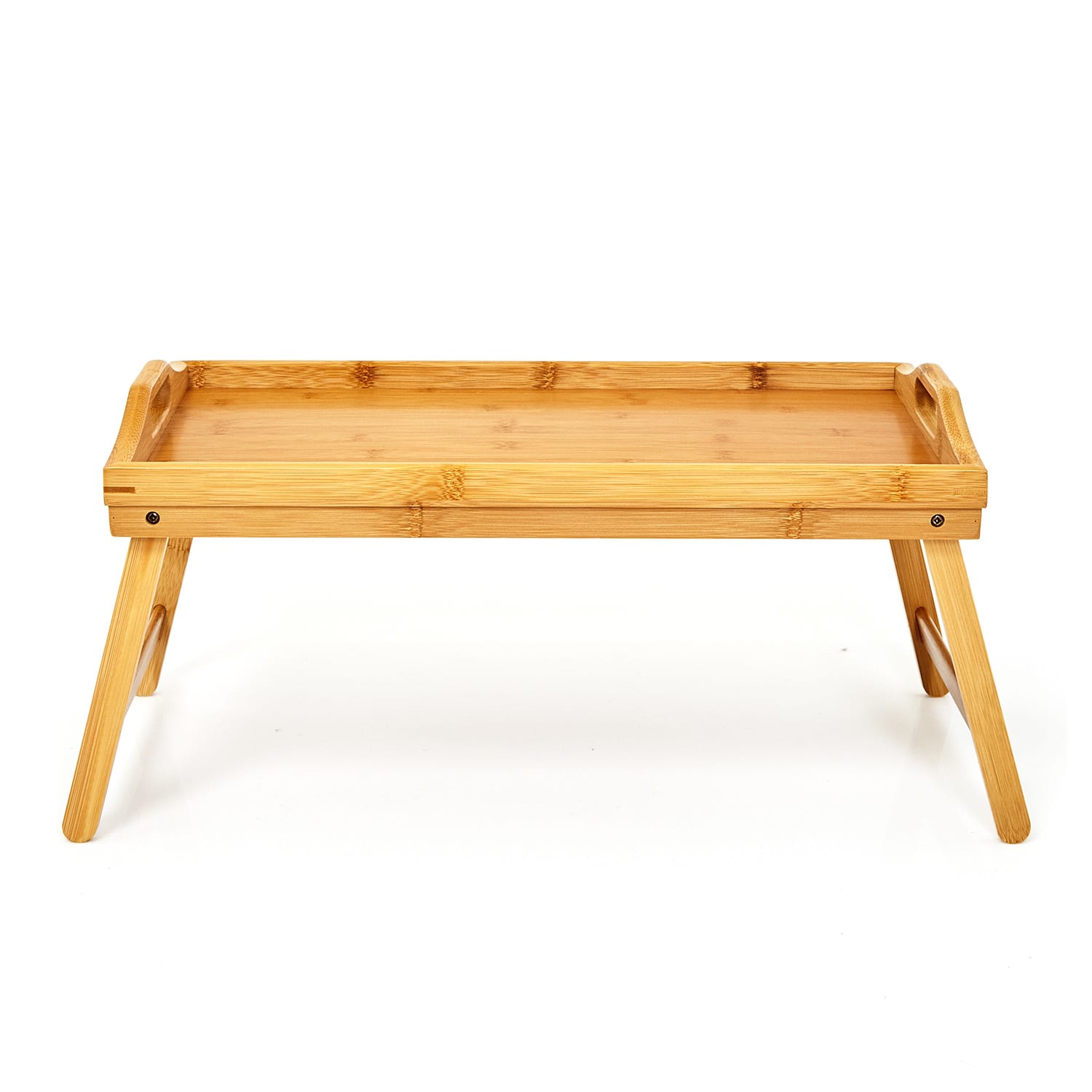 Blumfeldt Servírovací podnos, multifunkčný, 50 × 23 × 30 cm, výklopné nožičky, bambus – Obrázok 4