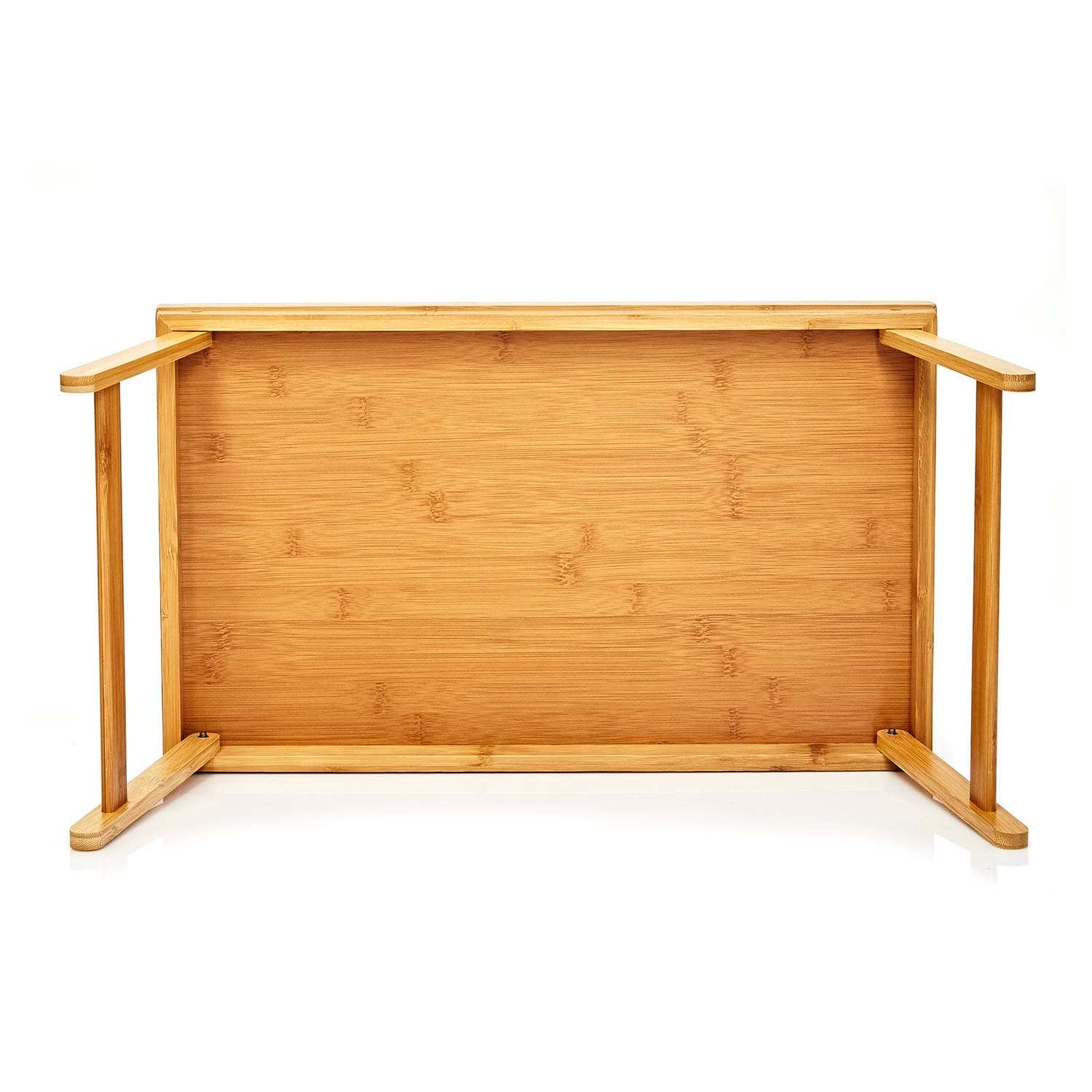 Blumfeldt Servírovací podnos, multifunkčný, 50 × 23 × 30 cm, výklopné nožičky, bambus – Obrázok 5