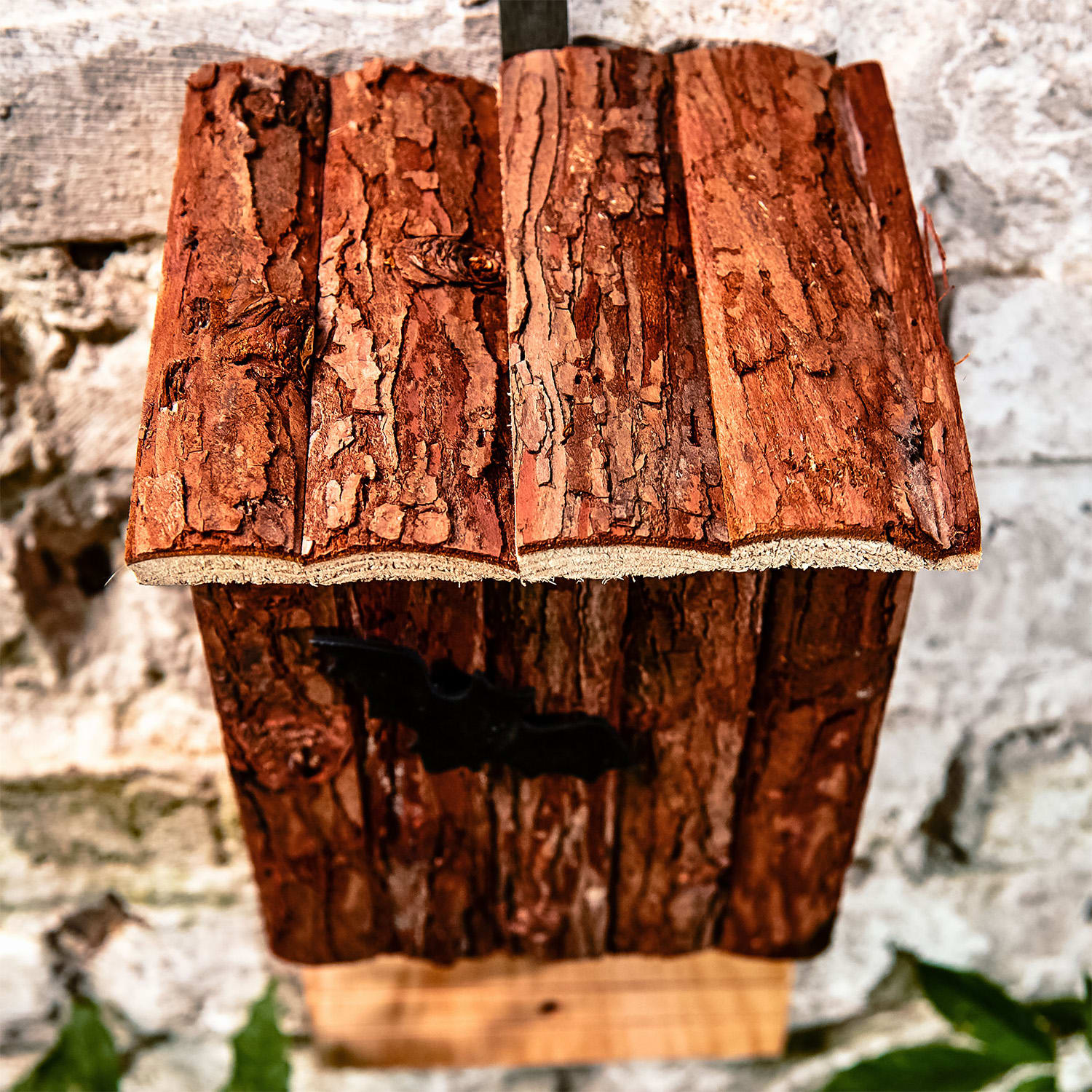 Blumfeldt Domček pre netopiere, vtáčia búdka, pomoc pri prezimovaní, celoročne obývateľný, jedľové drevo – Obrázok 5
