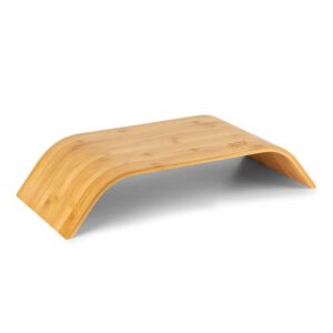 Bambuswald Dizajnový držiak na monitor, 52,5x10x24 cm, nosnosť do 12 kg, do 12", bambus