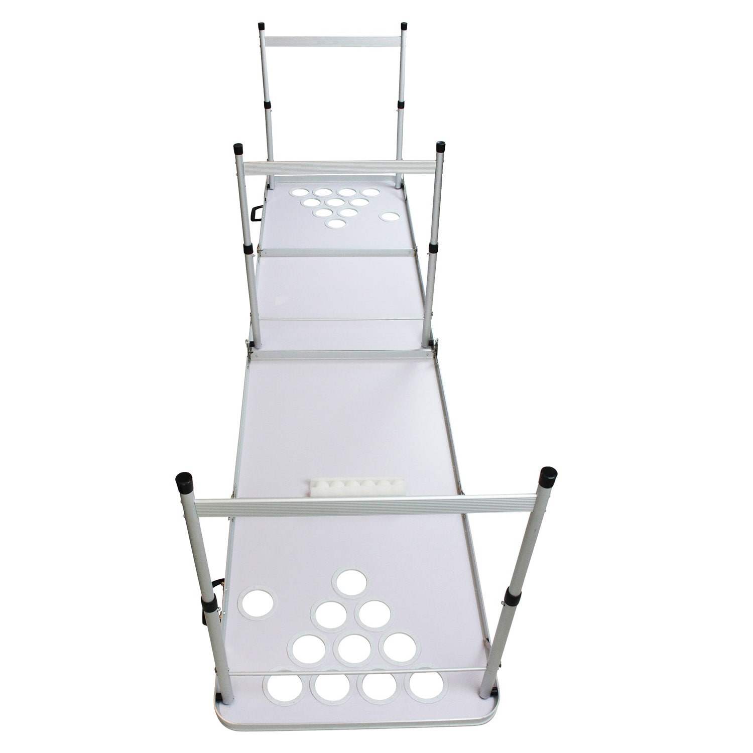 BeerCup Backspin Beer Pong, súprava, stolík, lines, rukoväte, držiaky na loptičky, 6 loptičiek – Obrázok 5