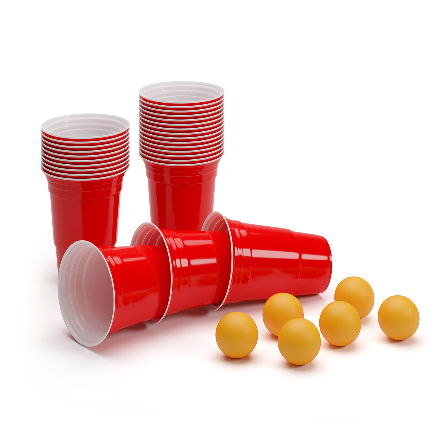 BeerCup Backspin, súprava so stolom na beer pong, American Eagle, držadlá, držiak na loptičky, 6 loptičiek – Obrázok 3