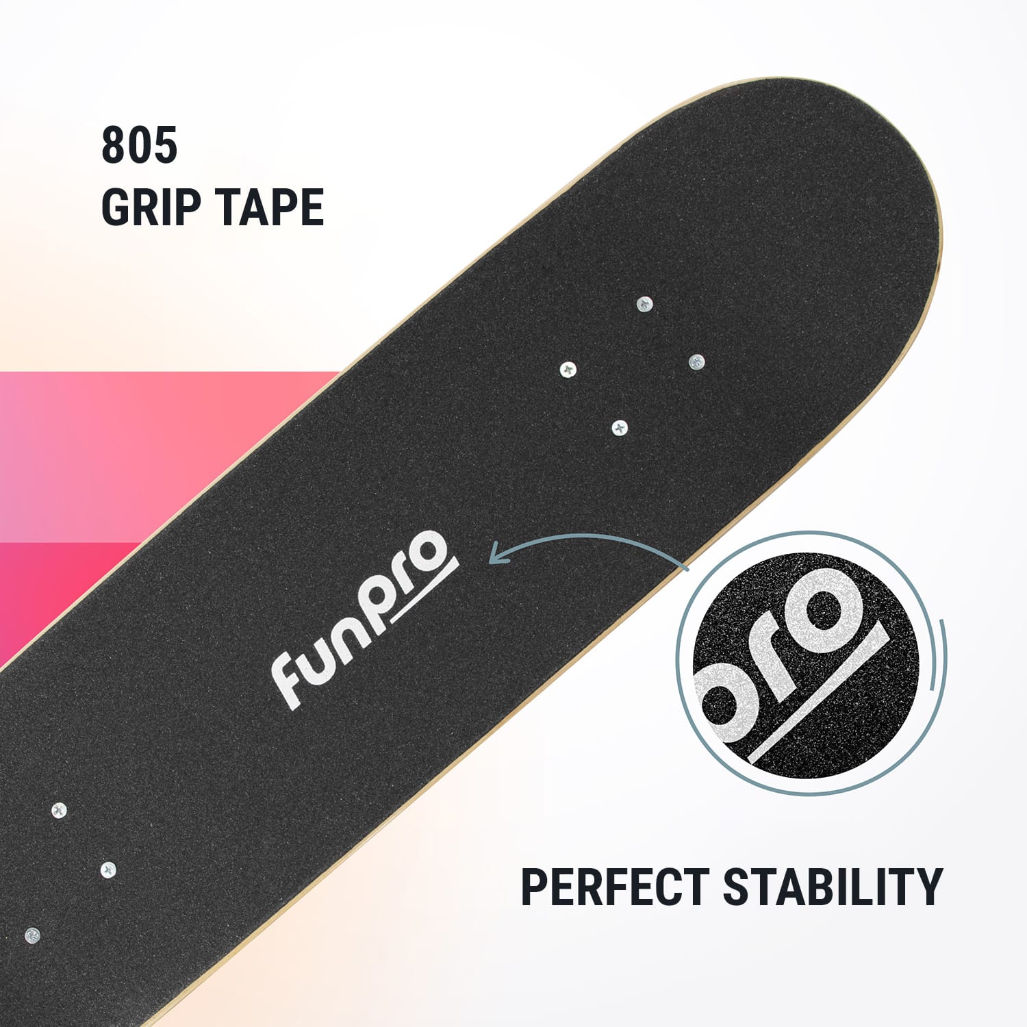 Fun pro Skate 21 Skateboard malý pre deti Javorové drevo Cool dizajny – Obrázok 2